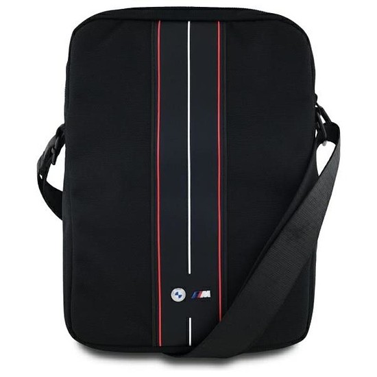 BMW Nylon Red Stripe - Táblatáska 10" fekete (BMTB10COMPVSKR)