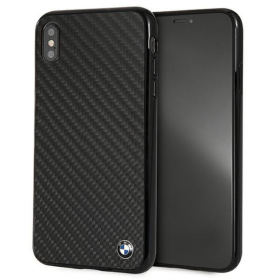 BMW Siganture karbon tok iPhone Xs Max-hoz - fekete
