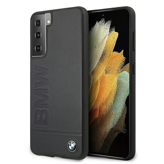 BMW Signature logós tok Samsung Galaxy S21+ készülékhez - sötétkék