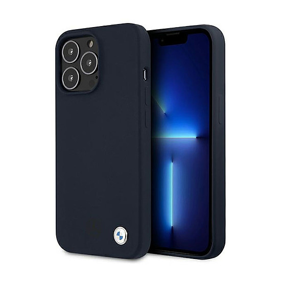 BMW Silicone Signature Llogo - iPhone 13 Pro Max tok tengerkék (BMHCP13XSILNA)