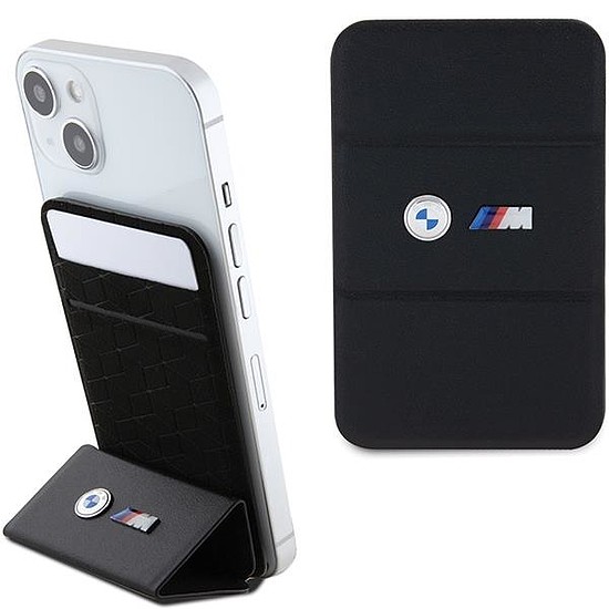 BMW Wallet kártya tok BMWCSMMPGK tok - fekete MagSafe M Edition Collection