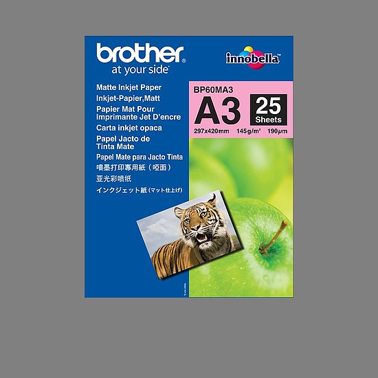 Brother A3 inkjet matt papír 145gr. 25 ív BP60MA3