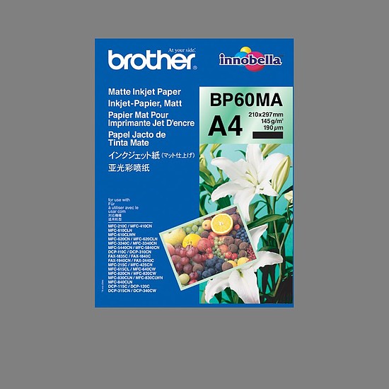 Brother A4 inkjet matt papír 145gr. 25 ív BP60MA