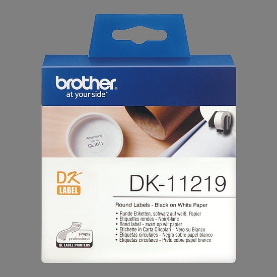 Brother DK-11219 körcímke 12mm 1200 db