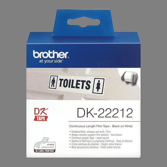 Brother DK-22212 filmszalag 62mm x 15,24m fehér