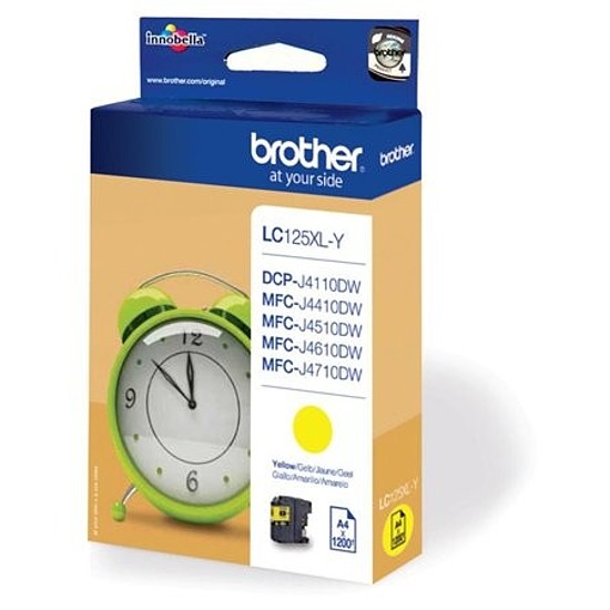 Brother LC125XL Yellow tintapatron eredeti