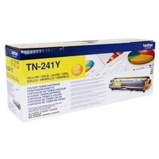 Brother TN-241 lézertoner eredeti Yellow 1,4K