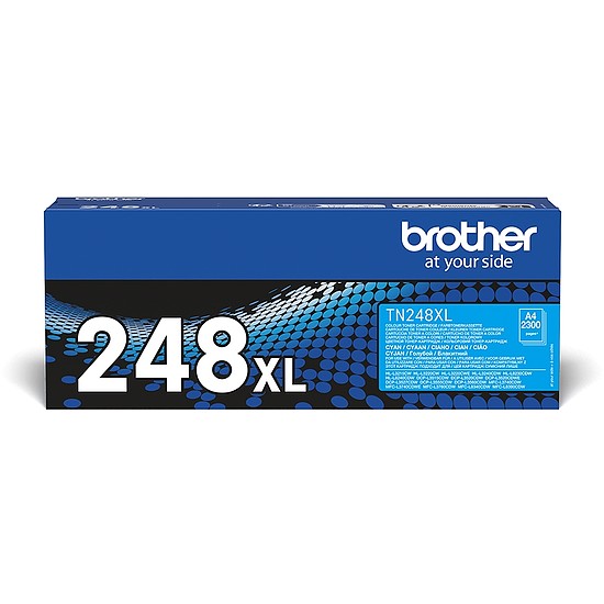 Brother TN-248XL lézertoner eredeti Cyan 2,3K
