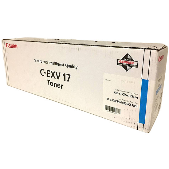 Canon C-EXV17 toner eredeti Cyan 30K 0261B002AA