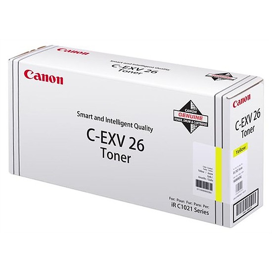 Canon C-EXV26 toner eredeti Yellow 6K 1657B006