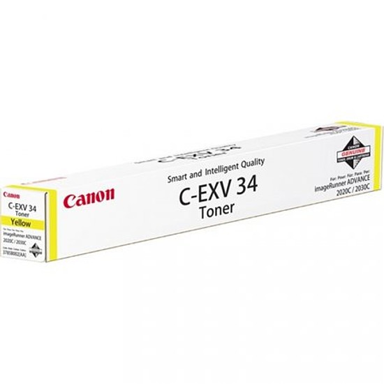 Canon C-EXV34 toner eredeti Yellow 19K 3785B002