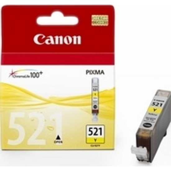 Canon CLI-521 Yellow tintapatron eredeti 2936B001