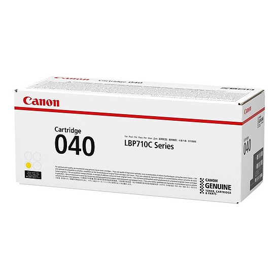 Canon CRG-040 Yellow lézertoner eredeti 5,4K 0454C001 LBP710/712