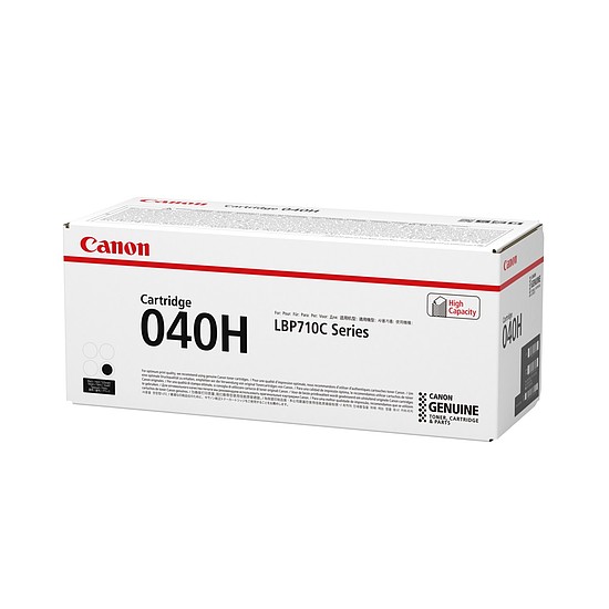 Canon CRG-040H Black lézertoner eredeti 12,5K 0461C001 LBP710/712