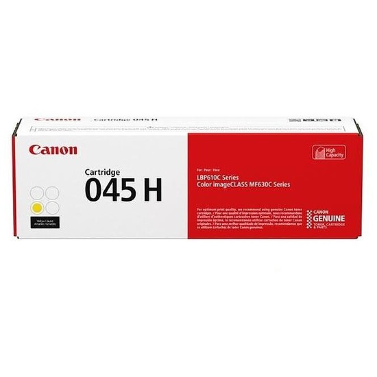 Canon CRG-045H Yellow lézertoner eredeti 2,2K 1243C002 LBP611