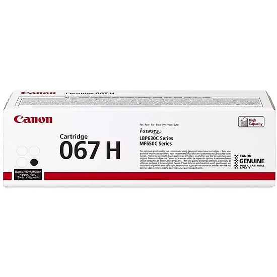 Canon CRG-067H Black lézertoner eredeti 3,13K 5106C002
