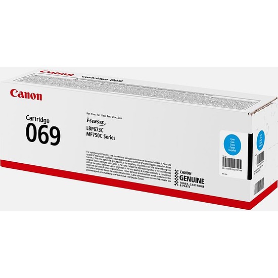 Canon CRG-069 Cyan lézertoner eredeti 1,9K 5093C002
