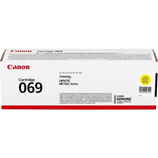 Canon CRG-069 Yellow lézertoner eredeti 1,9K 5091C002