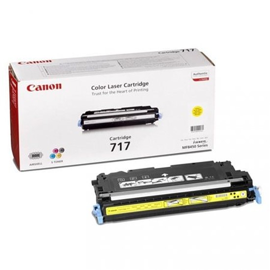 Canon CRG-717 lézertoner eredeti Yellow 4K 2575B002