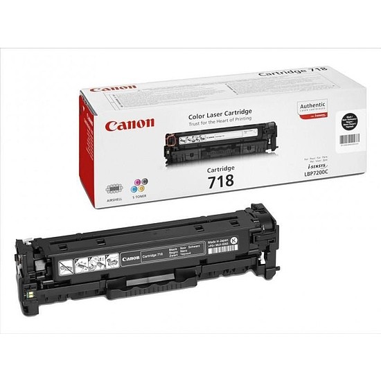 Canon CRG-718 lézertoner dupla pack eredeti Black 2x3,4K 2662B005