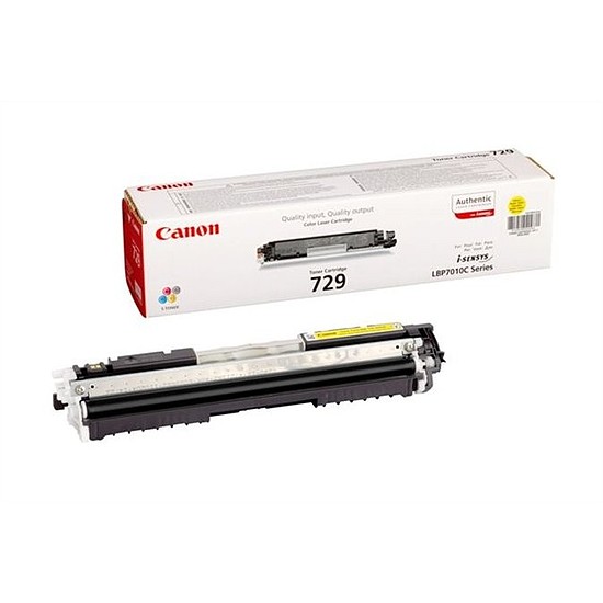 Canon CRG-729 lézertoner eredeti Yellow 1K 4367B002