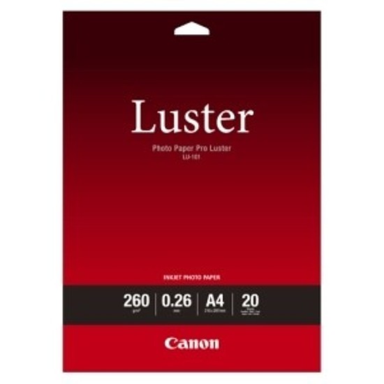 Canon LU-101 A4 Luster selyemfényű inkjet fotópapír 260gr. 20 ív 6211B006