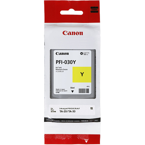 Canon PFI-030 Yellow tintapatron eredeti 3492C001