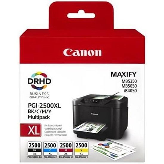 Canon PGI-2500XL Multipack Black Cyan Magenta Yellow tintapatron eredeti 9254B004