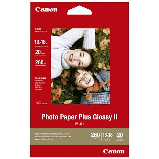 Canon PP-201S2 13x18cm Plus fényes inkjet fotópapír 260gr. 20 ív 2311B018
