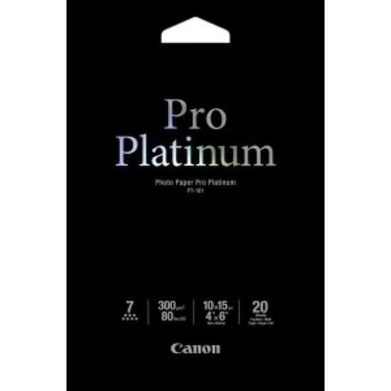 Canon PT-101 10x15 Pro Platinum fényes inkjet fotópapír 300gr. 20 ív 2768B013