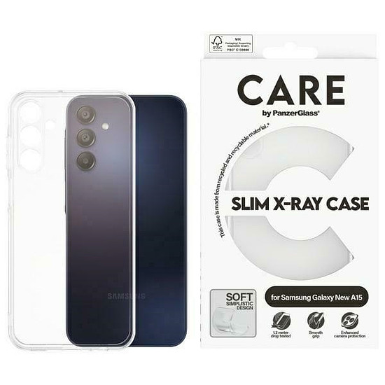 CARE by PanzerGlass divatos röntgentok Samsung Galaxy A16 / A16 5G készülékhez - átlátszó