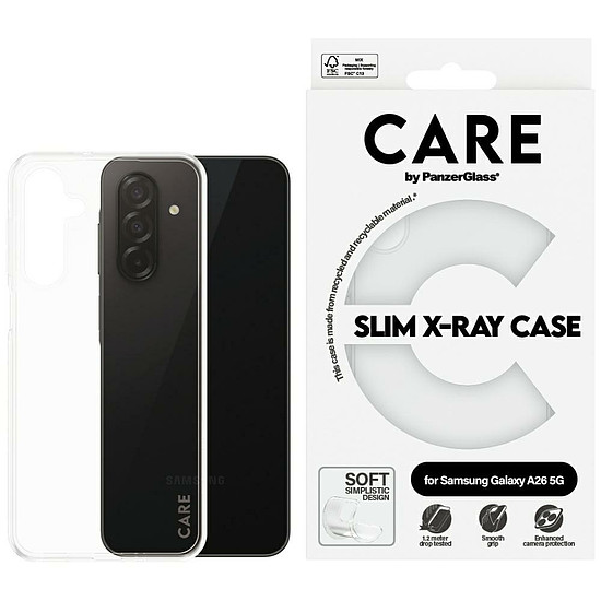 CARE by PanzerGlass divatos röntgentok Samsung Galaxy A26 5G-hez - átlátszó
