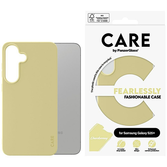 CARE by PanzerGlass divatos tok Samsung Galaxy S25+ készülékhez - lila (188251)