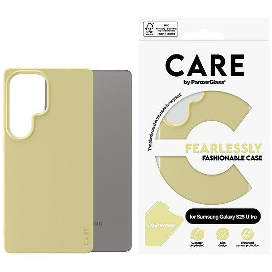 CARE by PanzerGlass divatos tok Samsung Galaxy S25 Ultra készülékhez, lila (188248)