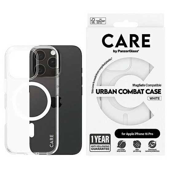 CARE by PanzerGlass Flagship tok iPhone 16 Pro 6.3" fekete/fekete MagSafe 1346 (178382)
