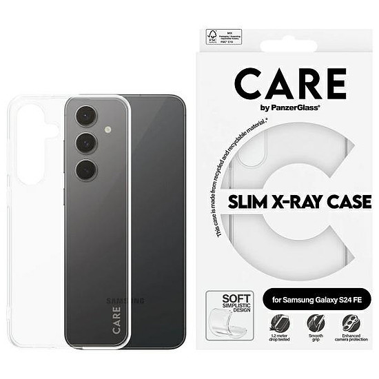 CARE by PanzerGlass Slim röntgentok Sam S24 FE S721 Átlátszó/Átlátszó 1963