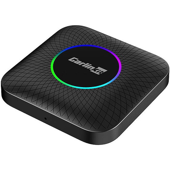 Carlinkit TBOX PLUS LED vezeték nélküli adapter, 4G/64G, Apple Carplay/Android Auto fekete (TBOX PLUS LED 4+64)
