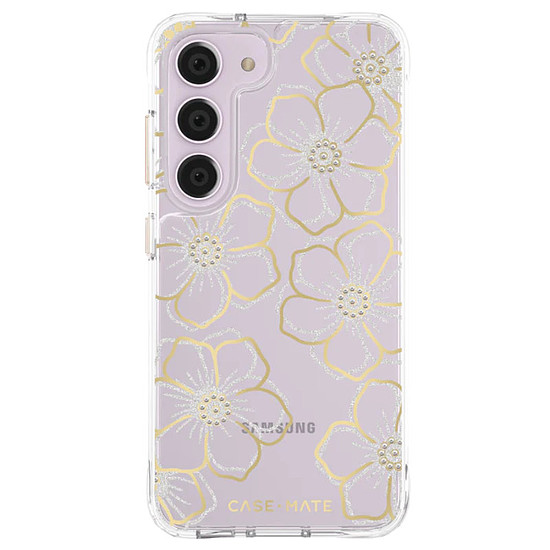 Case-Mate virágos drágakövek - Samsung Galaxy S23+ tok átlátszó (CM050458)
