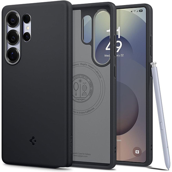Caseology Nano Pop tok Samsung Galaxy S25 Ultra készülékhez, fekete