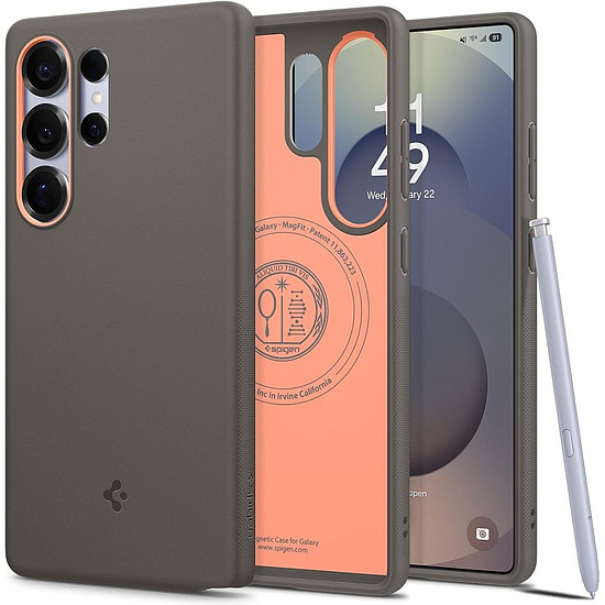 Caseology Nano Pop tok Samsung Galaxy S25 Ultra készülékhez, narancssárga