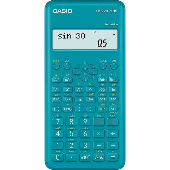 Casio FX-220 Plus 2E számológép tudományos 181 funkció 10 + 2 számjegy