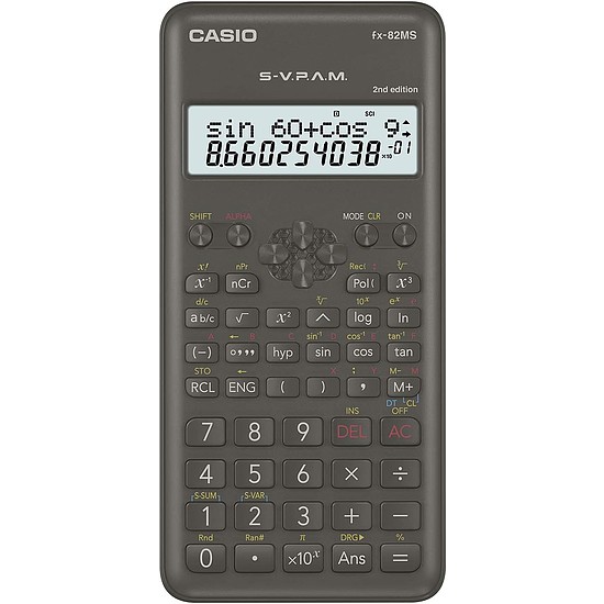 Casio FX-82MS 2E számológép tudományos 240 funkció 10 + 2 számjegy