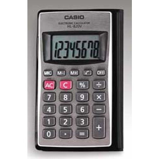 Casio HL-820LV zsebszámológép 8 számjegy