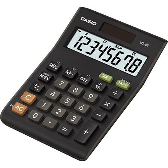 Casio MS-8 B /S számológép asztali 8 számjegy