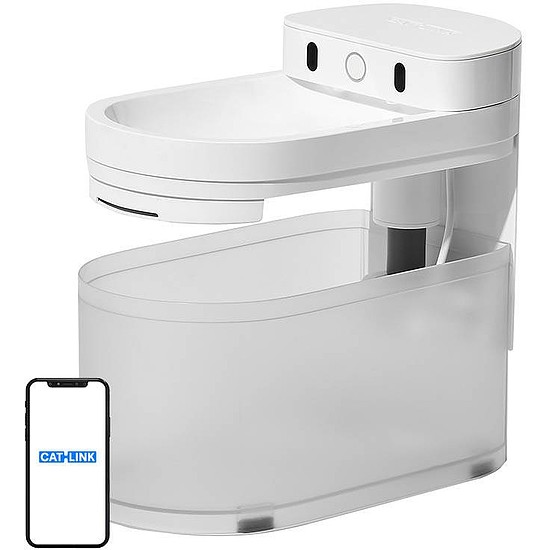 Catlink Pure 3 intelligens kutya és macska itató fehér (CL-WB-02 )