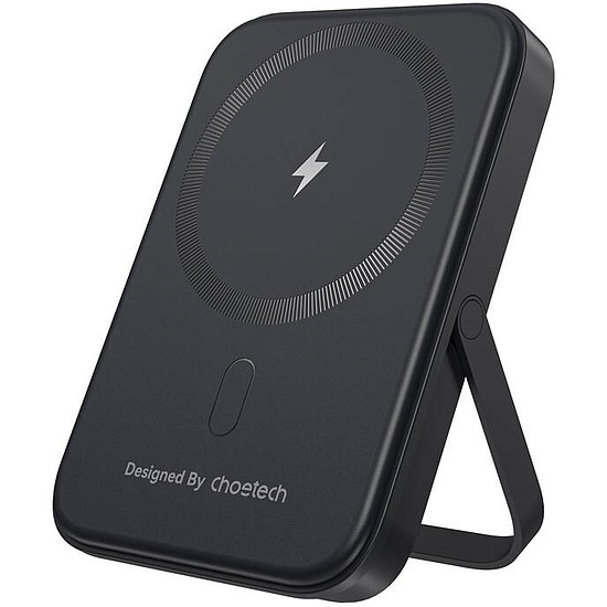 Choetech B742 5000mAh 20W PD mágneses powerbank állvánnyal (fekete)