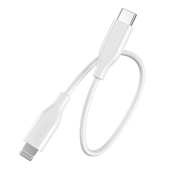 Choetech IP0040 USB-C kábel a Lightning PD18/30W-hoz 1,2 m, fehér (IP0040)