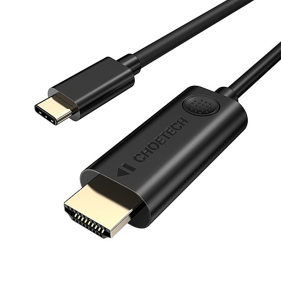 Choetech kábel USB Type C - HDMI 4K 30Hz 3m fekete kábel (XCH-0030)