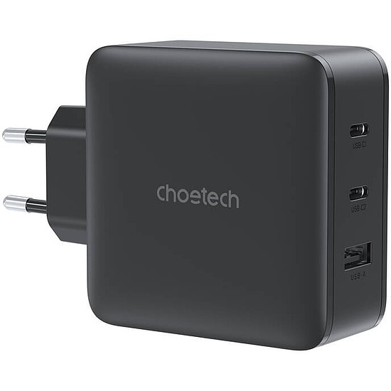 Choetech PD8005, PD 100W GaN hálózati töltő (PD8005-black)