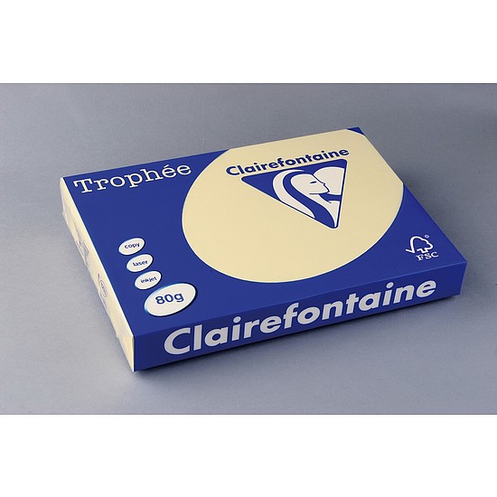 Clairefontaine Trophée A3 80gr. pasztell chamois 1253 színes fénymásolópapír 500 ív / csomag